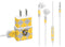 Wizarding World Harry Potter Hufflepuff Crest Phone Charger Skin